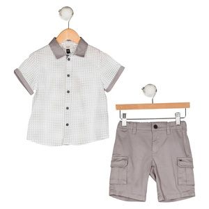 ARMANI JUNIOR Boys' Two-Piece Set